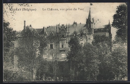 Cpa chimay château vue - cpa, le