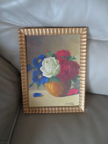 Ancien tableau peinture sur - tableau,