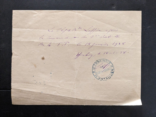 Papier avec cachet 4eme