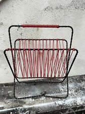 Ancien Porte Journaux Vintage Scoubidou Fer Forgé, Déco Retro, Deco Loft 