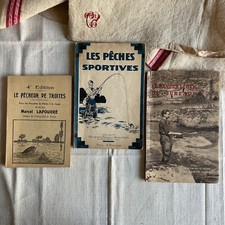 3 LIVRES REFERENCE PÊCHE