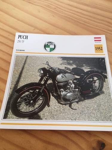 Puch 250 1952 carte moto - puch,