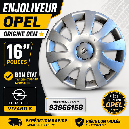 Enjoliveur opel vivaro - opel, 16