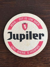 Rare Belgian Brewery Jupiler Beer Sous Bock - Vintage Coasters
