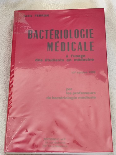 Livre ancien bactériologie - livre,