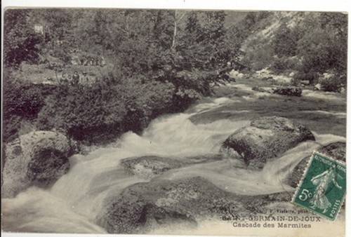 Cpa saint germain joux - germain, 01