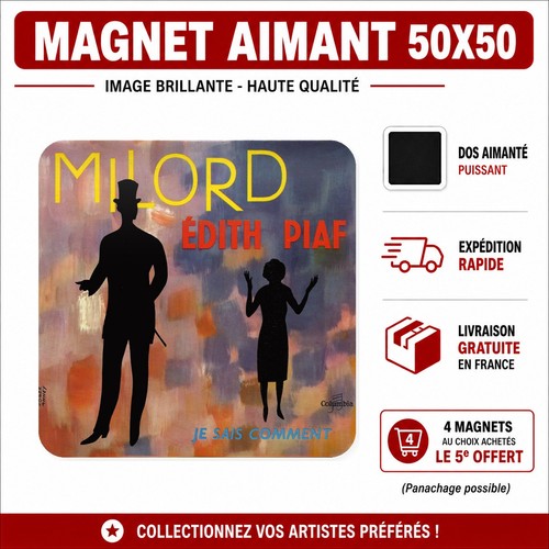 Magnet frigo edith - edith, milord