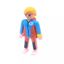 Playmobil * ZOO * Dolphin Breeder Dolphinarium Costume Blue Red 4468 5927 
