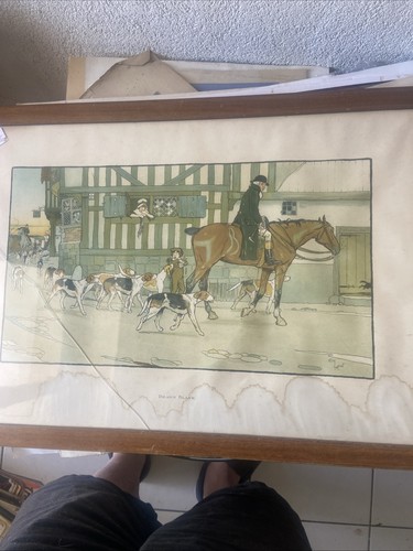 Gravure xixe départ - départ, de