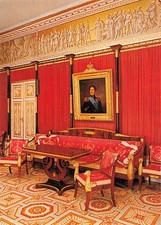 SWEDEN STOCKHOLM RED SALON OF ROSENDAL PALACE