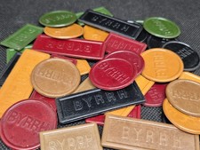 36 anciens jetons pour jouet