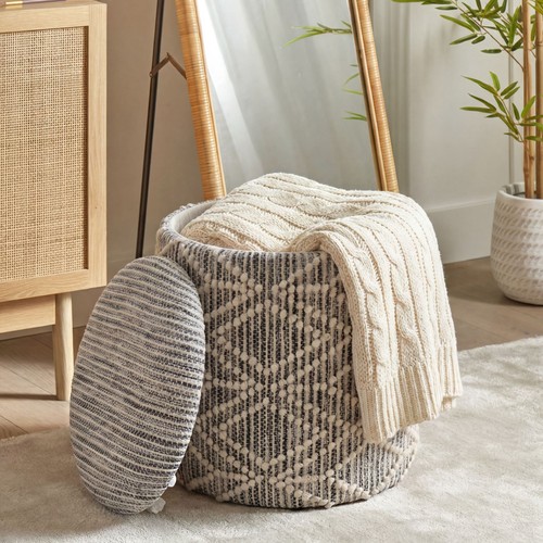 Tabouret pouf rangement en - tabouret,