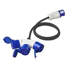 Rallonge prise ponton triple femelle 16A 150cm 3x2,5mm² camping car, caravane