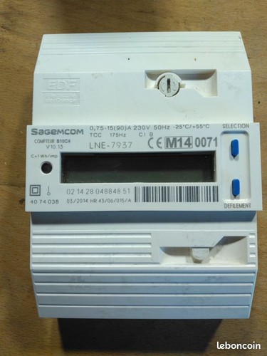 Compteur électrique cbe sagem - compteur,