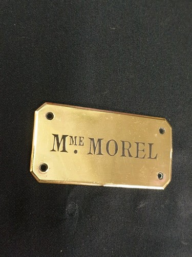 Ancienne plaque métier - ancienne,