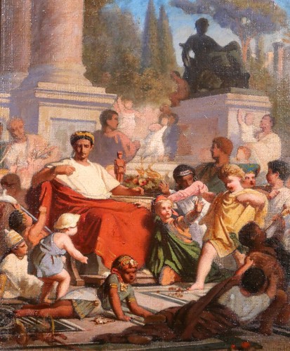Tableau ancien emile boniface - tableau,