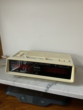 Vintage Saba electronic ELC clock LED clock radio alarm clock radio working