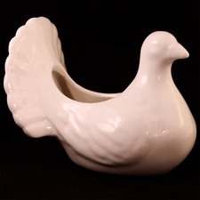 Jardinière Colombe en Céramique Blanche