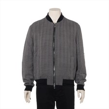 GIORGIO ARMANI Rayon Blouson 50R Men's Gray