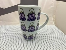 Grand mug blanc motifs sac à
