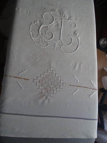 Drap ancien lin mono js - ,mono,