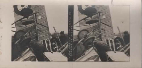 Photo stéréo avion abattu - stéréo,
