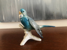 BLUE SAXON PORCELAIN PARAKEET "KARL ENS" (12.2 cm)