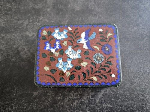 Boite métal émaillée - boite,