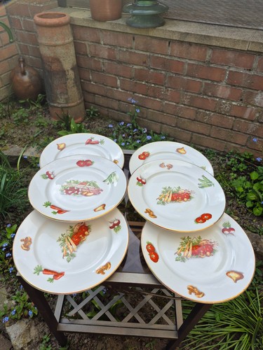 Lot assiettes plates moulin - assiettes,
