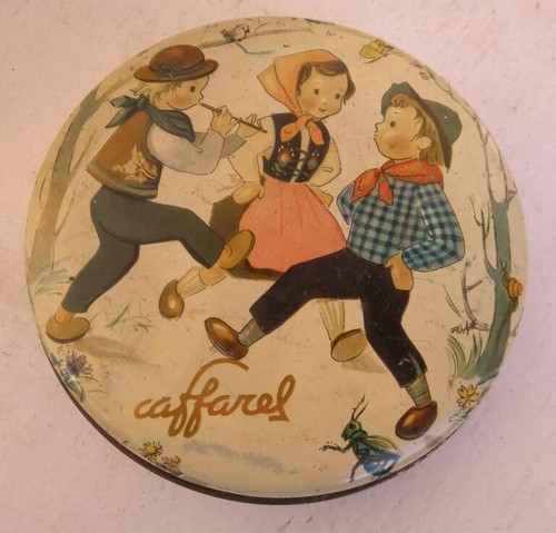 Boite bonbons caffarel tole - bonbons,