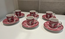 Lot de 6 Tasses et Sous Tasses Snoopy Peanuts. Collector.