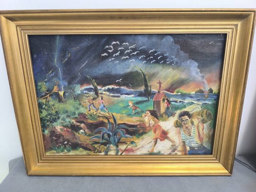 Tableau peinture huile sur