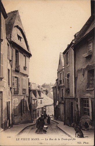 Cpa mans le vieux - 72,