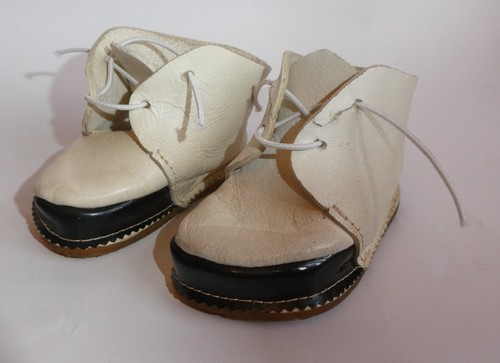 Chaussures cuir ancienne - chaussures,