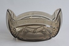 1930's Cut Smoked Glass Planter Cup (73834)