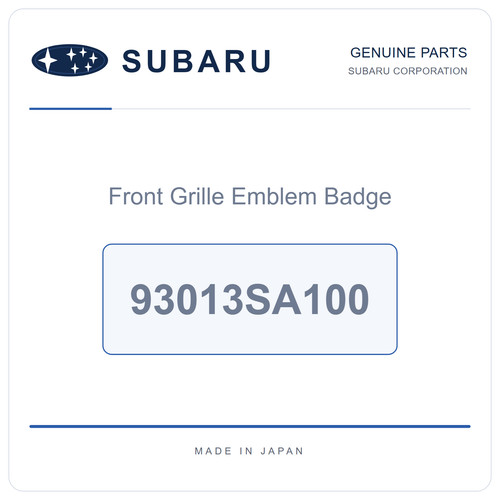Subaru genuine 93013sa100 sti - subaru,