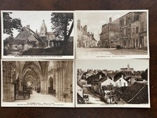 Lot of 4 old postcards postcards BOISCOMMUN LOIRET