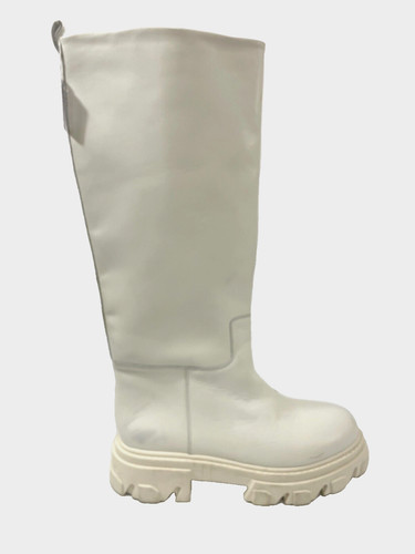 Bottes hautes blanches gia - bottes,