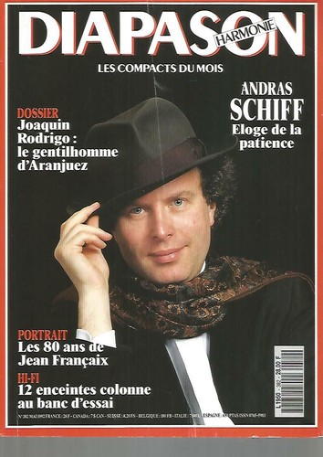 Diapason 382 andras schiff - diapason, n°382
