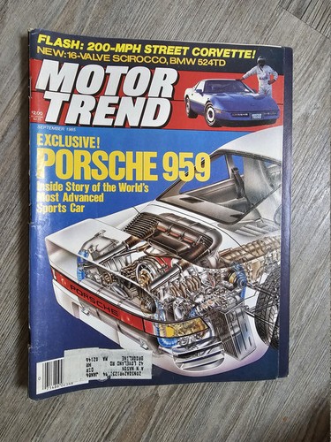 September 1985 motor trend - 1985,