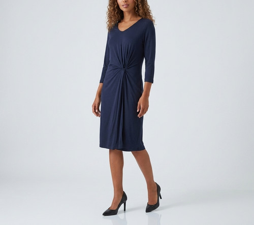 Gant robe femme bleue jersey - gant, s