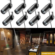 Disco Ball Pin Spot Light White LED Stage DJ Lighting Beam Spotlight Mirror Ball