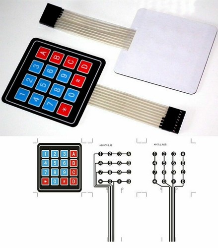 Clavier souple autocollant - clavier,