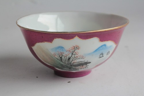 Bol porcelaine chine paysages - porcelaine,