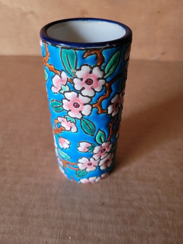 Ancien beau petit vase rouleau