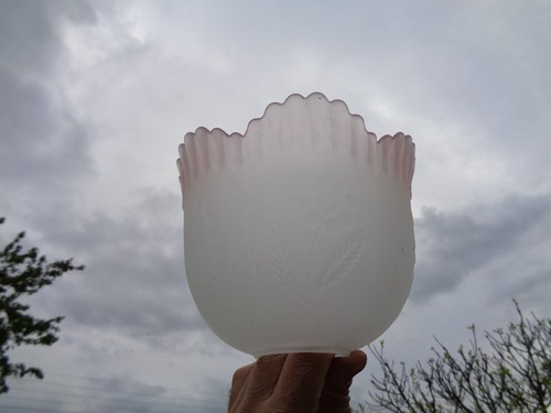 Tulipe verre moulé - verre,