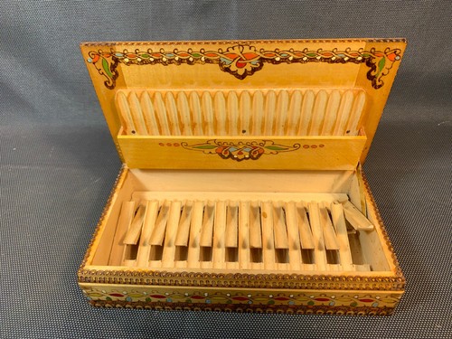 Ancienne boîte bois étui - boîte,