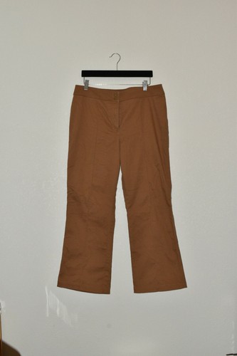 Warm brown wide leg pants - brown,