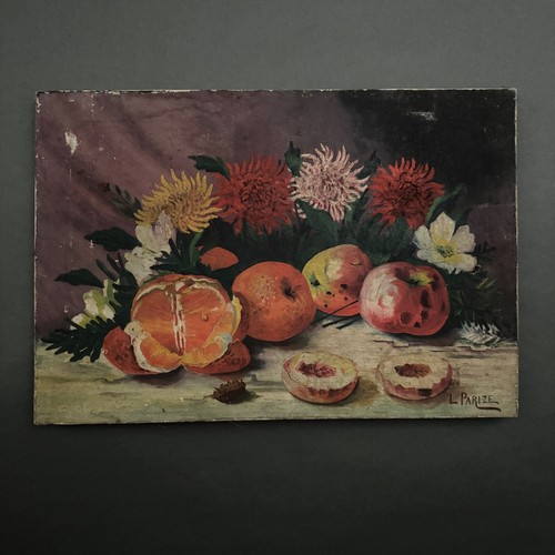 Huile sur toile - nature, morte