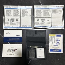  2003 CORVETTE C5 Z06 OWNERS MANUAL SET 50th ANNIVERSARY ZO6 CASE COMPLETE!